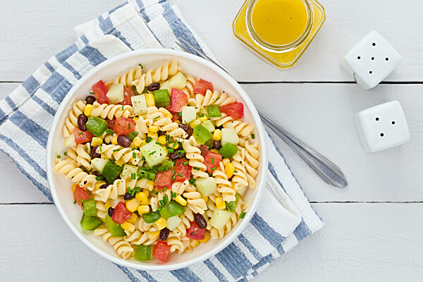 Vegan Fusilli Pasta Salad