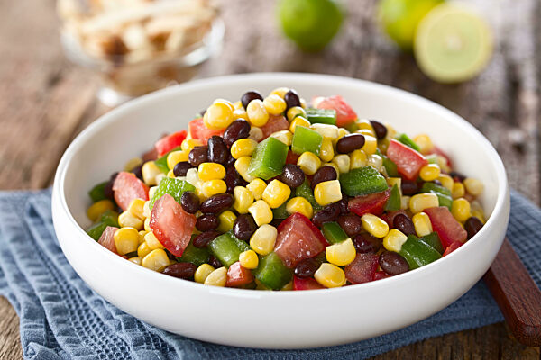 Mexican style fresh vegetable salad