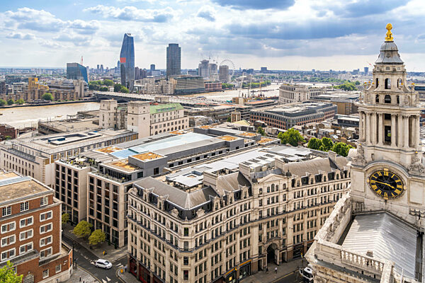 St paul cathedral Aerial view