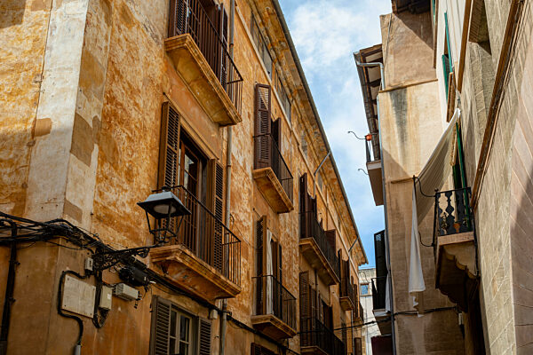 Palma de Mallorca old town, Balearic Islands Spain.