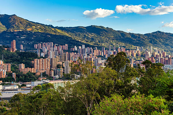 Medellin cityscape. Capital of the Colombian department of Antioquia. Colombia
