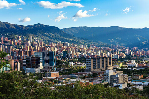 Medellin cityscape. Capital of the Colombian department of Antioquia. Colombia