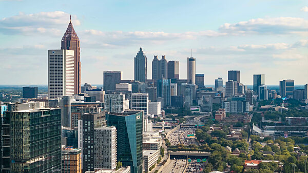 Atlanta from Above: A Metropolis of Growth, History, and Nature in the Heart of Georgia