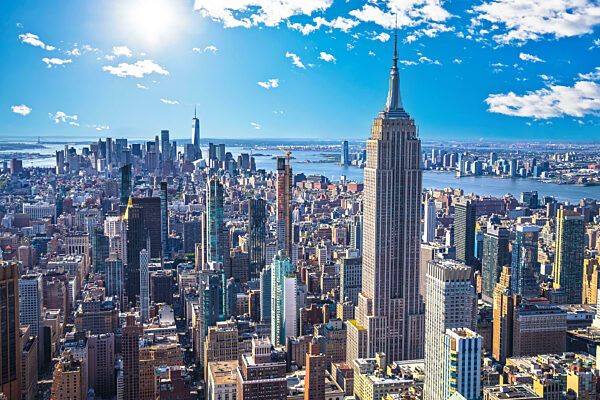 New York Stadt Manhattan epischen Skyline Panoramablick