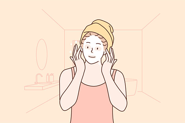 Schönheit, Hautpflege, Gesundheit, Make-up, Behandlungskonzept