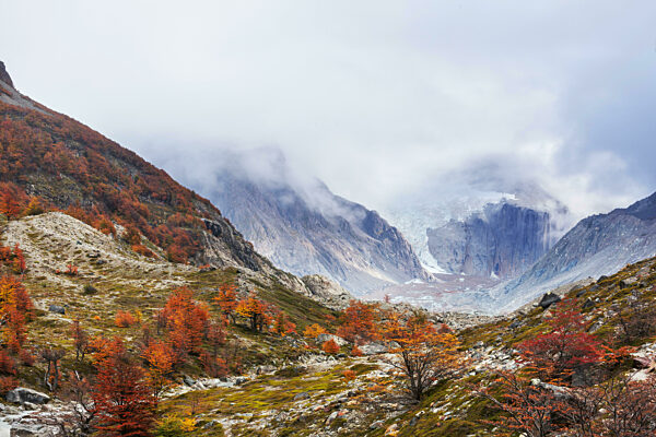 Herbstsaison in Patagonien, Südamerika, Argentinien
