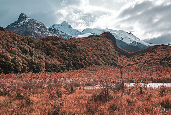 Herbstsaison in Patagonien, Südamerika, Argentinien