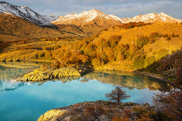 Herbstsaison in Patagonien, Südamerika, Argentinien