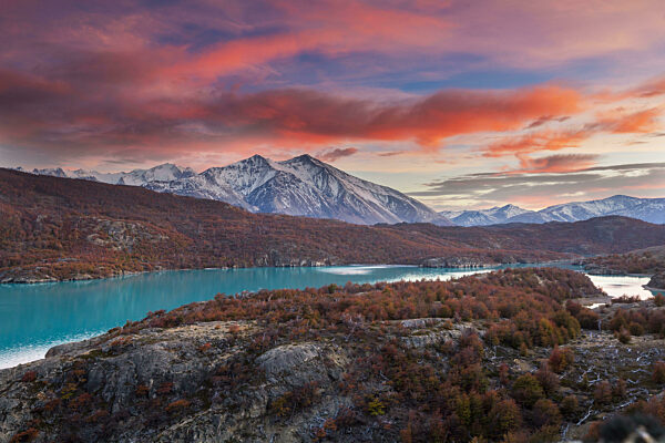 Herbstsaison in Patagonien, Südamerika, Argentinien