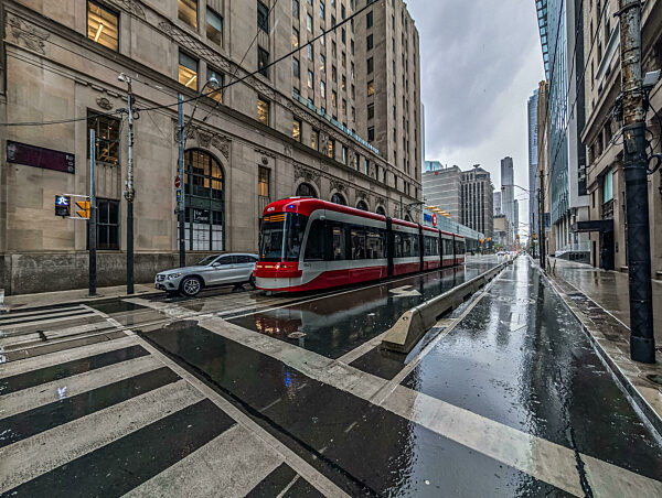 Skyline und StraÃenansichten der Stadt Toronto