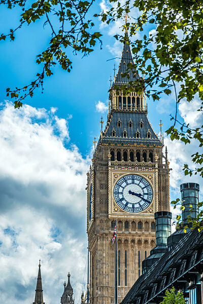 straßenansichten rund um big ben london