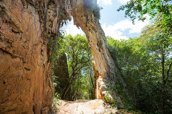 Sete cidades national Park in Piaui , Brazil, South America