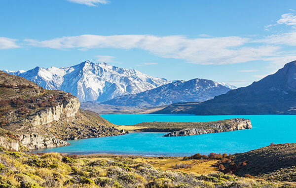 Patagonia Landschaften in Süd-Argentinien. Schöne Naturlandschaften.