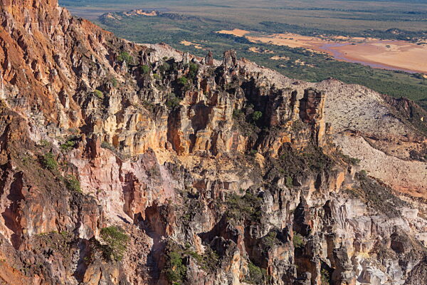 Rock formations in Jalapao National Park, Brazil, South America