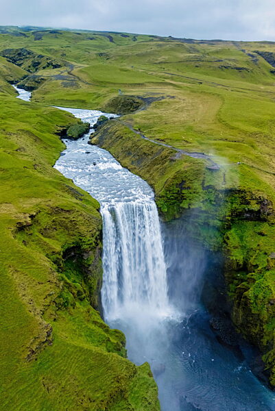 Skogafoss Wasserfall Island