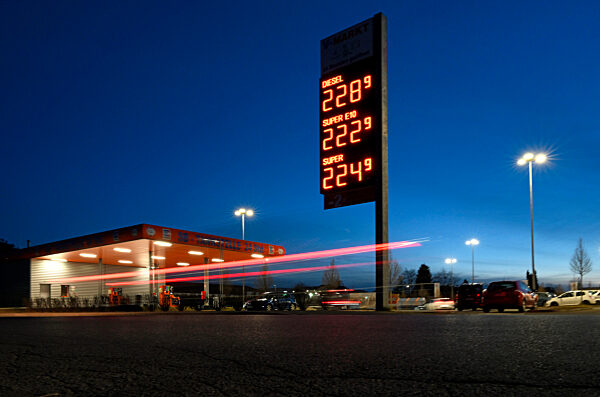 14.03.2022, Spritpreise auf hohem Niveau