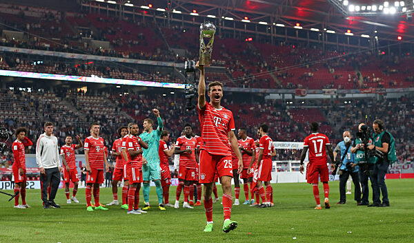 30.07.2022, Fussball DFL Supercup 2022 : Leipzig - Bayern Muenchen