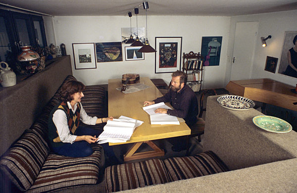 In Franz Josef Degenhardt's home