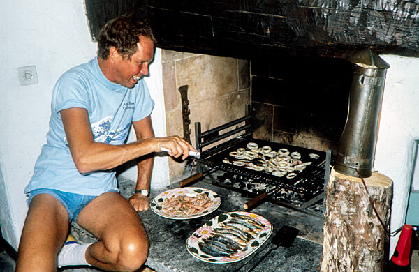 Peter Kraus beim Familienurlaub in der Schweiz - 1983