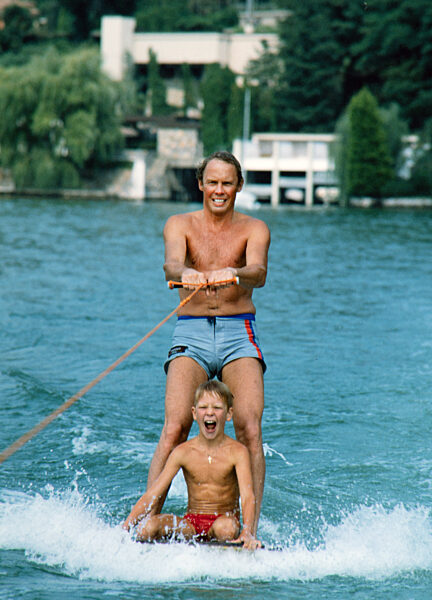 Peter Kraus und Familie machen Urlaub in der Schweiz - 1981