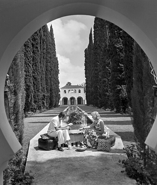 Arndt von Bohlen und Halbach mit seiner Frau Henriette in Marokko