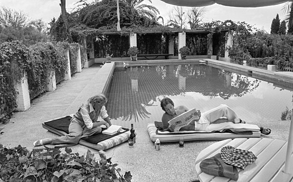 Arndt von Bohlen und Halbach mit seiner Frau Henriette in Marokko