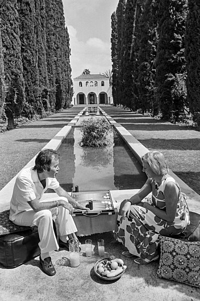 Arndt von Bohlen und Halbach mit seiner Frau Henriette in Marokko