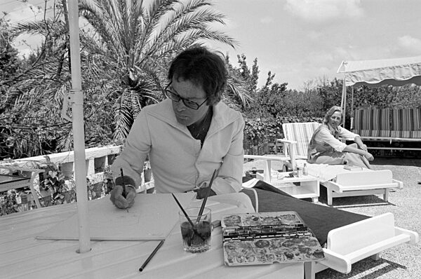 Arndt von Bohlen und Halbach mit seiner Frau Henriette in Marokko
