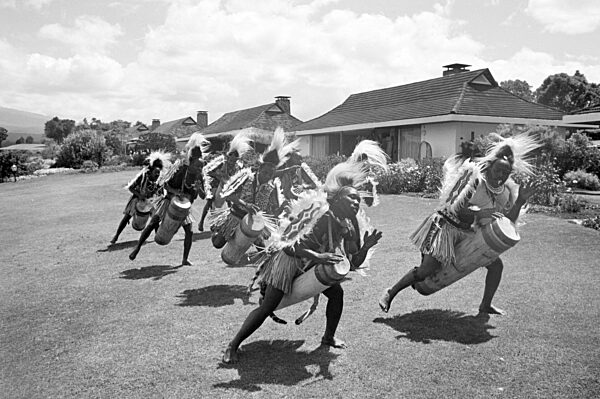 Willy Brandt mit Familie im Urlaub in Kenia