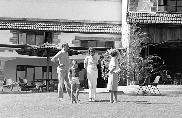 Willy Brandt mit Familie im Urlaub in Kenia