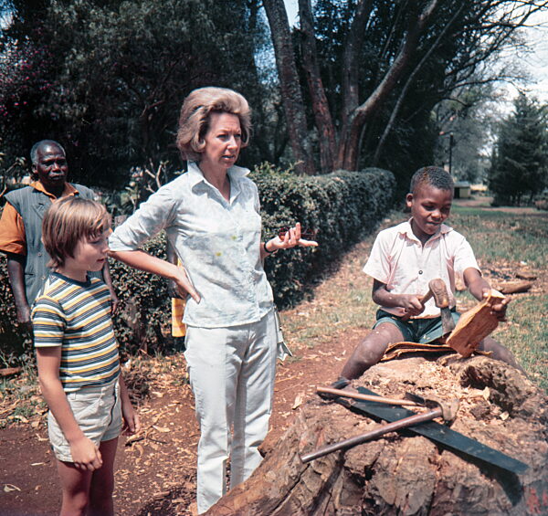 Willy Brandt mit Familie im Urlaub in Kenia