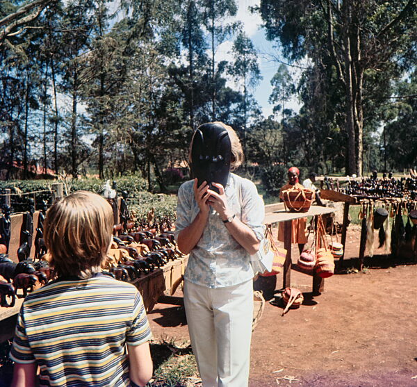 Willy Brandt mit Familie im Urlaub in Kenia