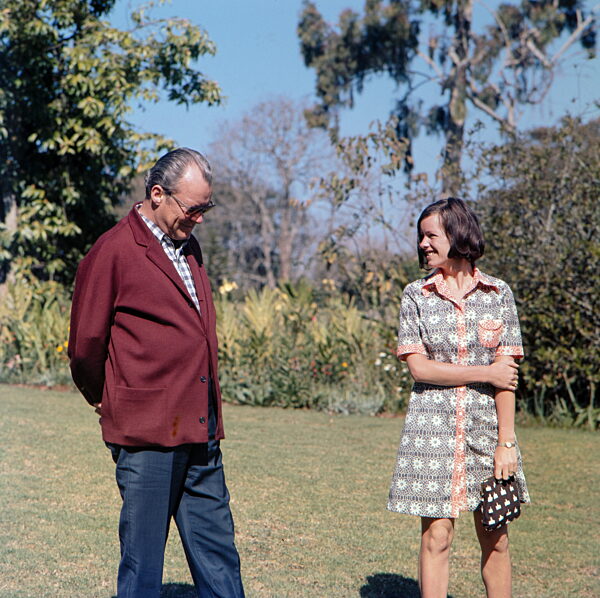 Willy Brandt mit Familie im Urlaub in Kenia
