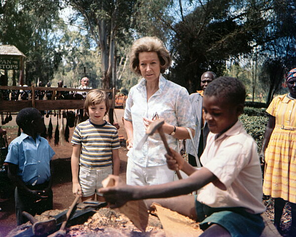 Willy Brandt mit Familie im Urlaub in Kenia