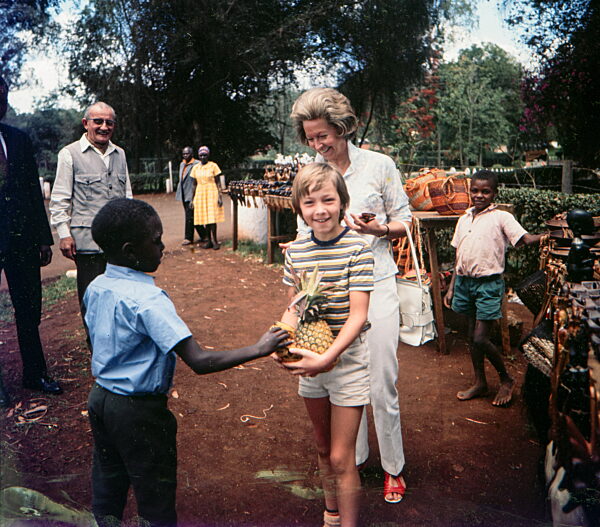 Willy Brandt mit Familie im Urlaub in Kenia