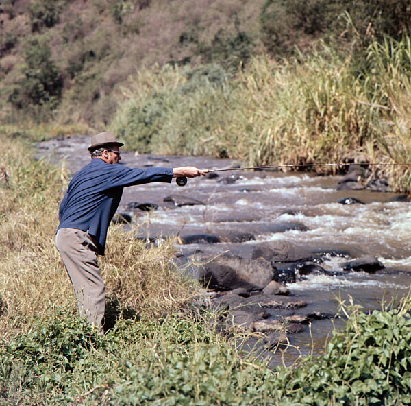 Willy Brandt mit Familie im Urlaub in Kenia