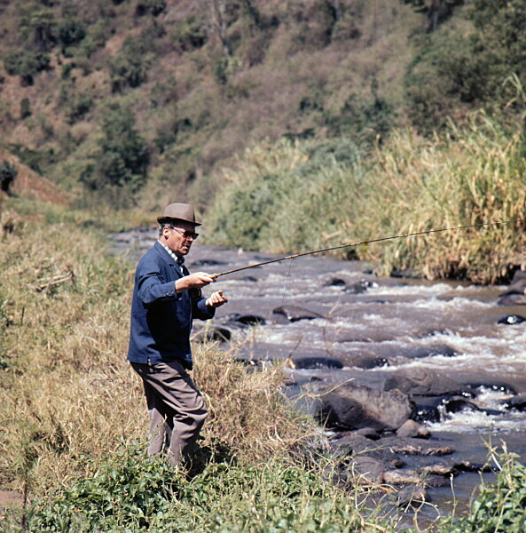Willy Brandt mit Familie im Urlaub in Kenia