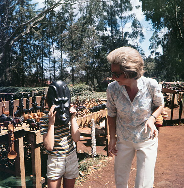 Willy Brandt mit Familie im Urlaub in Kenia