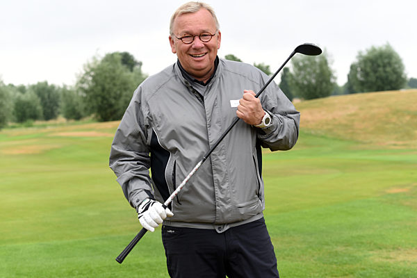 Bernd Stelter auf dem Golfplatz