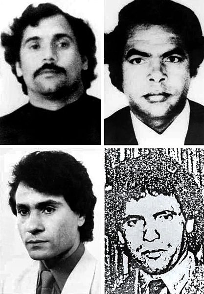 Mutmaßliche La Belle-Attentäter Rashid, Elamin, Keshlaf, Al Abani