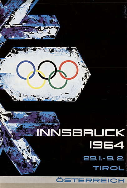 Olympische Winterspiele 1964 in Innsbruck - Plakat