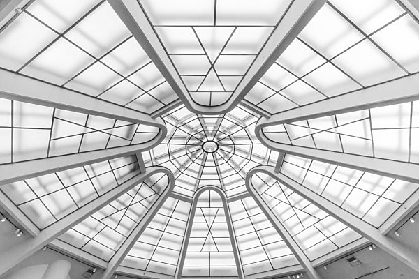 Guggenheim Museum NYC in B&W