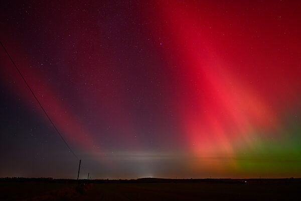 Polarlichter über Brandenburg