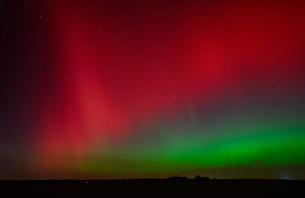 Polarlichter über Brandenburg