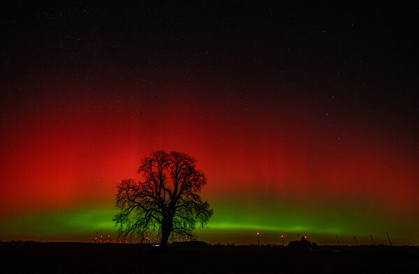 Polarlichter über Brandenburg