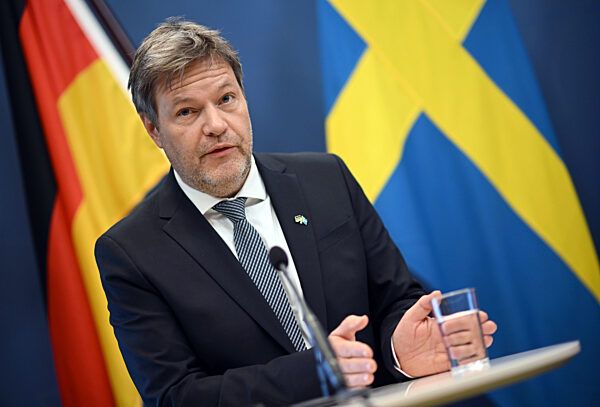 Bundeswirtschaftsminister Habeck in Stockholm