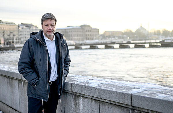 Bundeswirtschaftsminister Habeck in Stockholm