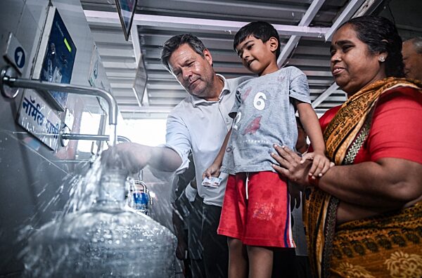 Bundeswirtschaftsminister Habeck zu Besuch in Indien