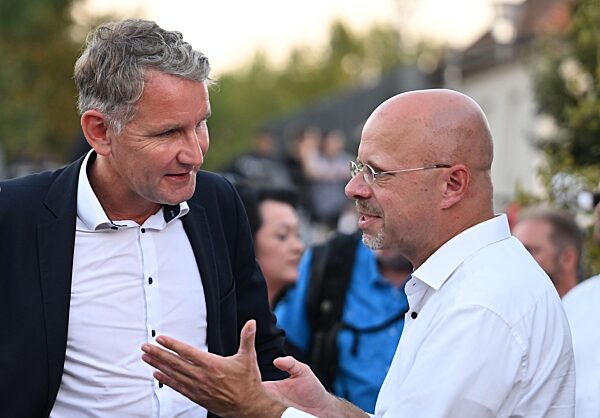 Auftritt des Thüringer AfD-Fraktionschefs Björn Höcke