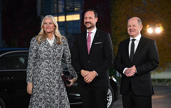 Kronprinz Haakon in Deutschland - Gedenkstätte Berliner Mauer